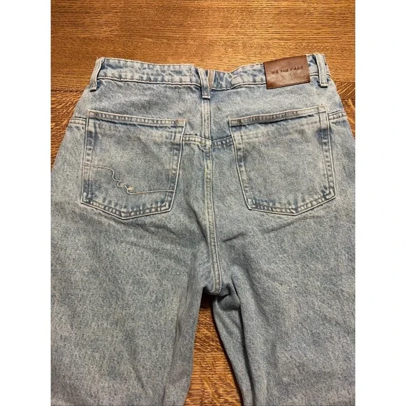 We The Free Blue Denim Deep Trance Sweet Dreams Dropped Boyfriend Jeans 28 - Picture 11 of 11